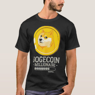 Lustiger Dogecoin-Millionär HODL Doge Coin Krypto  T-Shirt