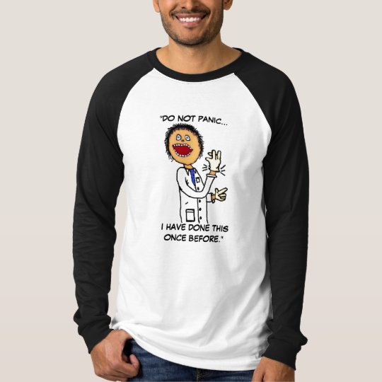 Lustiger Doktor Cartoon T-Shirt