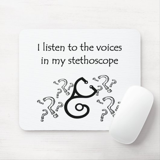 Lustiger Doktor oder Krankenschwester-T - Shirts Mousepad (Mit Mouse)