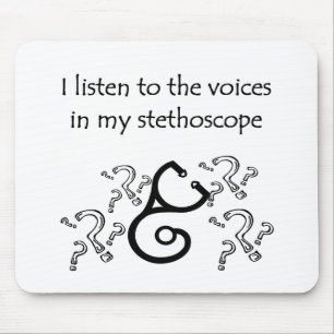 Lustiger Doktor oder Krankenschwester-T - Shirts Mousepad