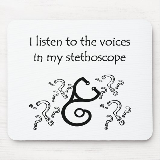 Lustiger Doktor oder Krankenschwester-T - Shirts Mousepad (Vorne)