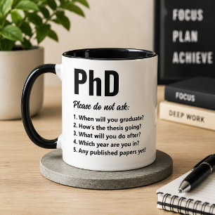 Lustiger Doktorand Tasse
