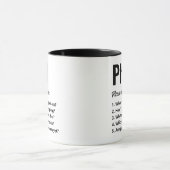 Lustiger Doktorand Tasse (Zentrum)