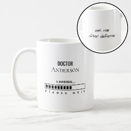Lustiger Doktortitel-Abschluss Doktor Name wird ge Kaffeetasse