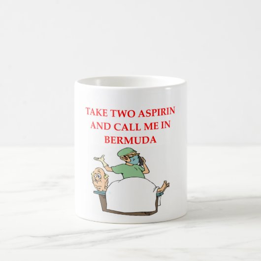 lustiger Doktorwitz Kaffeetasse (Mittel)