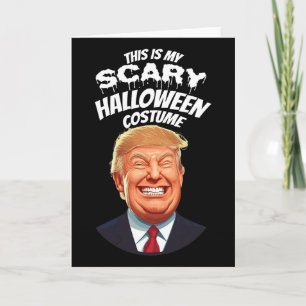 Lustiger Donald Trump Gruseliger Halloween-Scherz  Karte