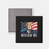 Lustiger Donald Trump  Magnet (Vorderseite/Rückseite)