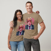 Lustiger Donaldrump Bubble Gum Pink 4. Juli Ameri T-Shirt (Unisex)