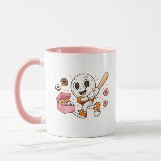 Lustiger Donut Tasse (Links)