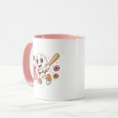 Lustiger Donut Tasse (Vorderseite Links)