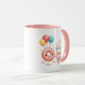 Lustiger Donut  Tasse (VorderseiteRechts)