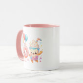 Lustiger Donut  Tasse (Vorderseite Links)