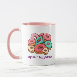 Lustiger Donut Tasse