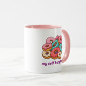 Lustiger Donut Tasse (VorderseiteRechts)