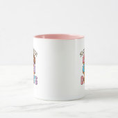 Lustiger Donut  Tasse (Zentrum)