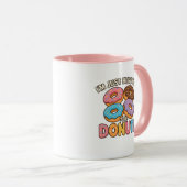 Lustiger Donut  Tasse (VorderseiteRechts)