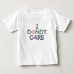 Lustiger Donut-Wortspiel-Schriftzug-Design Ist mir Baby T-shirt
