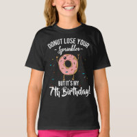 Lustiger Donut zum 7. Geburtstag, Siebter Geburtst