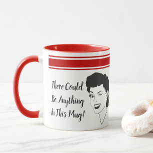 Lustiger dort könnte etwas Retro-Stil Tasse