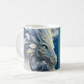 Lustiger Drachen Becher Kaffeetasse (Vorderseite Links)