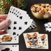 Lustiger Draht-Fuchs-Terrier Kawaii Hund Spielkarten (In Situ)