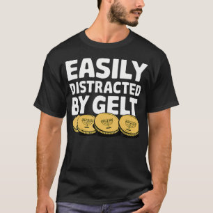 Lustiger Dreidel-Gelt Chanukka jüdische Menora Han T-Shirt