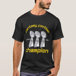 Lustiger dreifacher Fantasy-Football-Ligameister T T-Shirt
