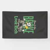 Lustiger Drip-Hund-Geld-Zitat Banner (Horizontal)