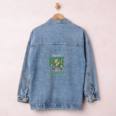Lustiger Drip-Hund-Geld-Zitat Jeansjacke (Hangar)