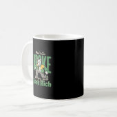 Lustiger Drip-Hund Geld Zitat Kaffeetasse (Vorderseite Links)