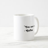 Lustiger Du schaffst es Kaffee Kaffeetasse (VorderseiteRechts)