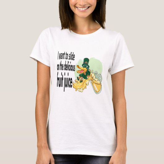 lustiger Duck T-Shirt (Vorderseite)