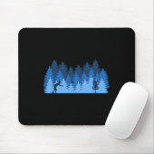 Lustiger dummer Baum, Disc-Golf-Geschenkidee Mousepad (Mit Mouse)