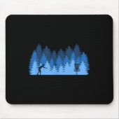 Lustiger dummer Baum, Disc-Golf-Geschenkidee Mousepad (Vorne)