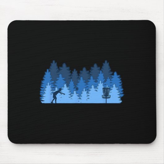 Lustiger dummer Baum, Disc-Golf-Geschenkidee Mousepad (Vorne)