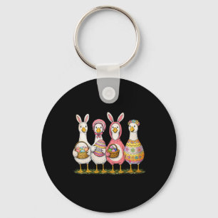 Lustiger Dummer Gans Hase Kaninchen Eier Frohe Ost Schlüsselanhänger