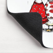 Lustiger Dummer Gans Valentinstag Trendiger Valent Mousepad (Ecke)