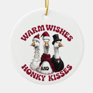 Lustiger dummer Gans Weihnachtsschmuck