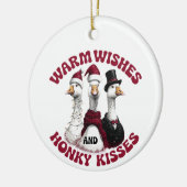 Lustiger dummer Gans Weihnachtsschmuck (Links)