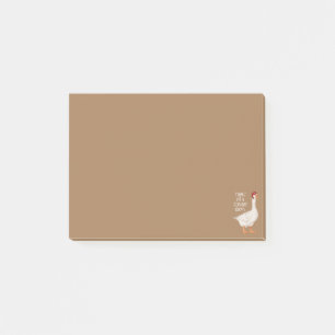 Lustiger Dummer-Gans-Zitat Heute bin ich eine erns Post-it Klebezettel