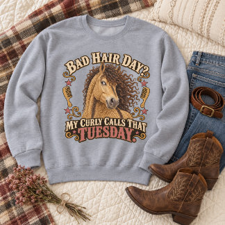 Lustiger Dun Amerikanischer Baschkirischer Lockige Sweatshirt