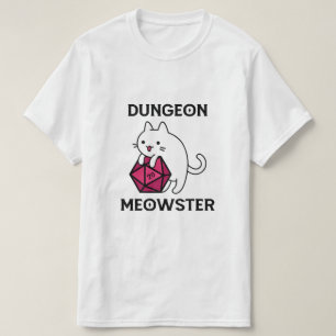 Lustiger Dungeon-Meister-Katze T-Shirt