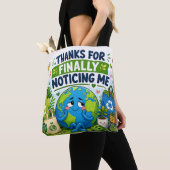 Lustiger Earth Day Öko-Grafik Tasche (Von Nahem)