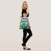 Lustiger Earth Day Öko-Grafik Tasche (Am Model)
