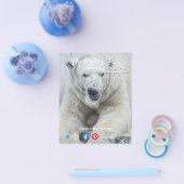 lustiger echter Anwesen auf der Postkarte Weißbär Flyer (Einzeln)