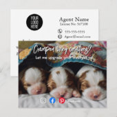 lustiger echter Anwesen Postkarte verkrampfter leb (Vorne/Hinten)