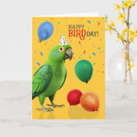 Lustiger Eclectus-Papageien-Geburtstagshumor