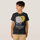 Lustiger Eclipse 2024 Getting Mooned Joke T-Shirt (Vorne ganz)