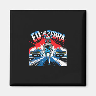 Lustiger Ed Der Zebra 2025 Abenteuer Retro Vintage Magnet