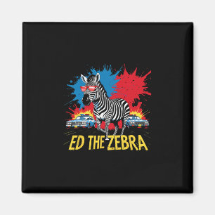 Lustiger Ed Der Zebra 2025 Abenteuer Retro Vintage Magnet